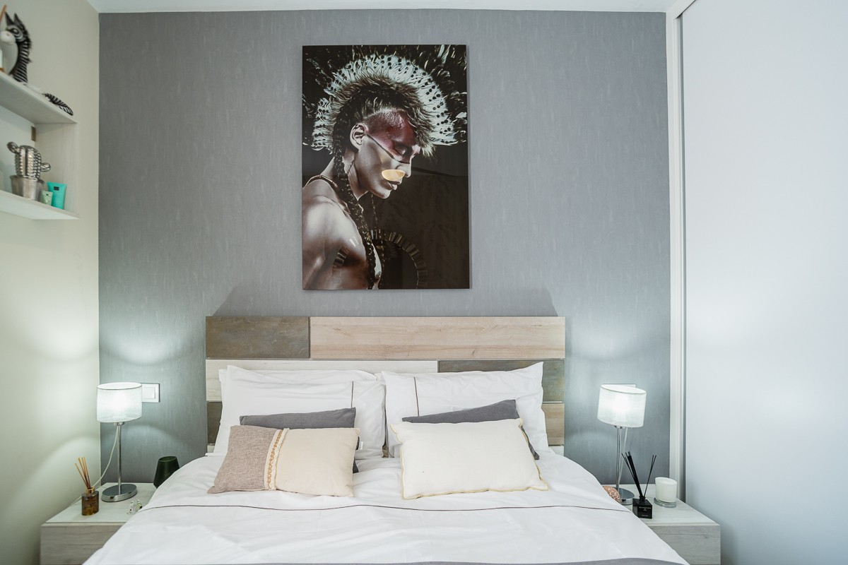 Bedroom in penthouse for sale in Cartagena