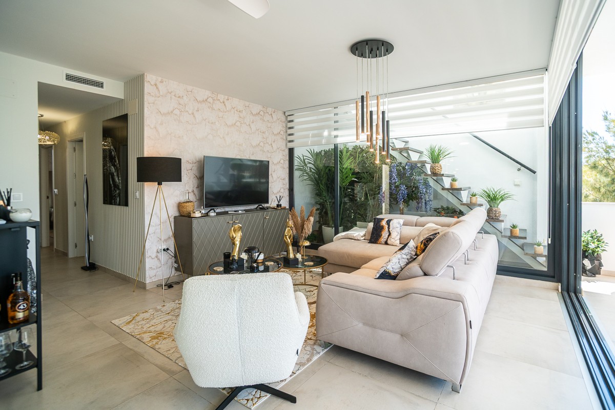 Terrace in penthouse for sale in Cartagena