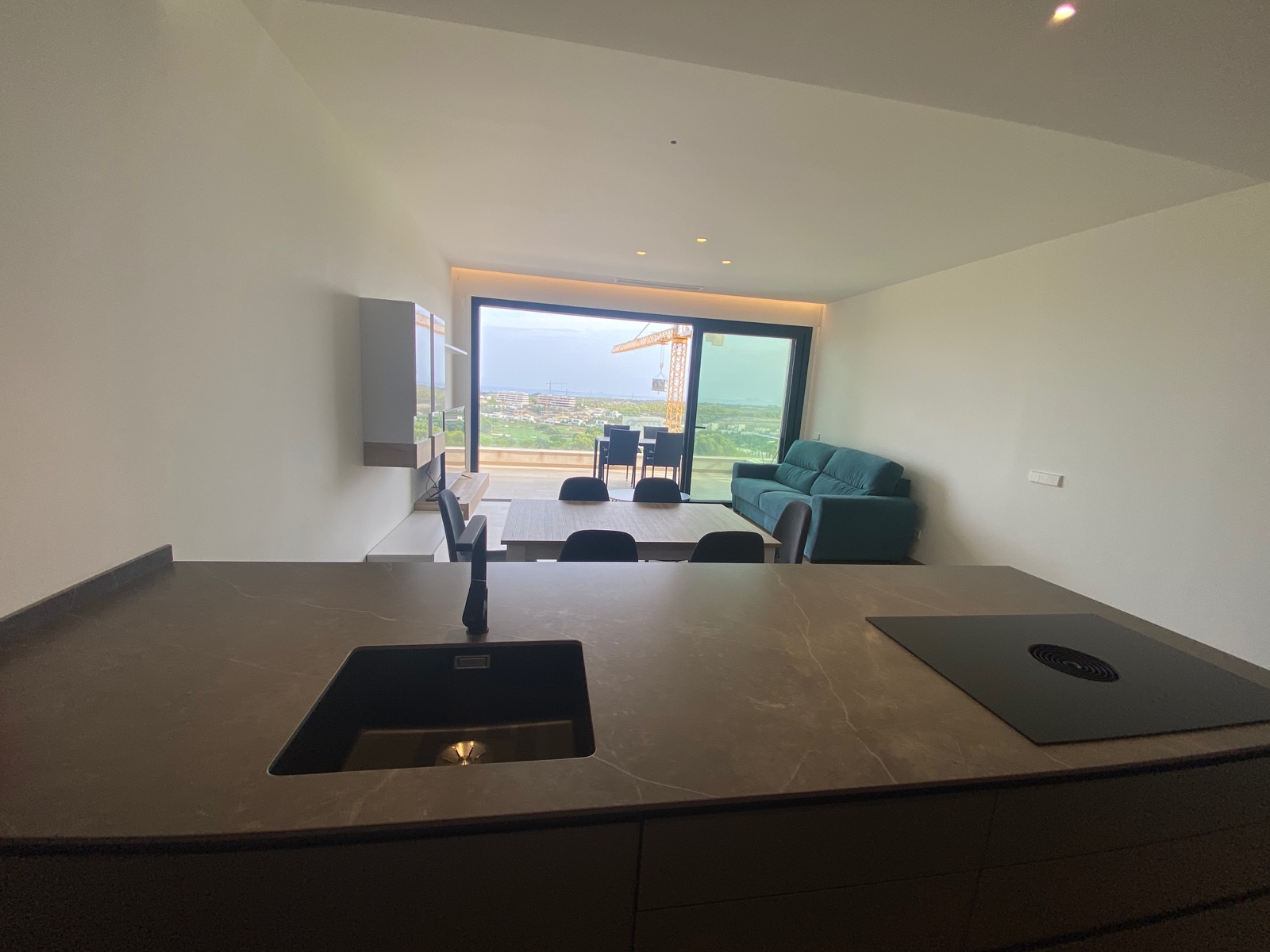 Living room in apartment for sale in Las Colinas Golf