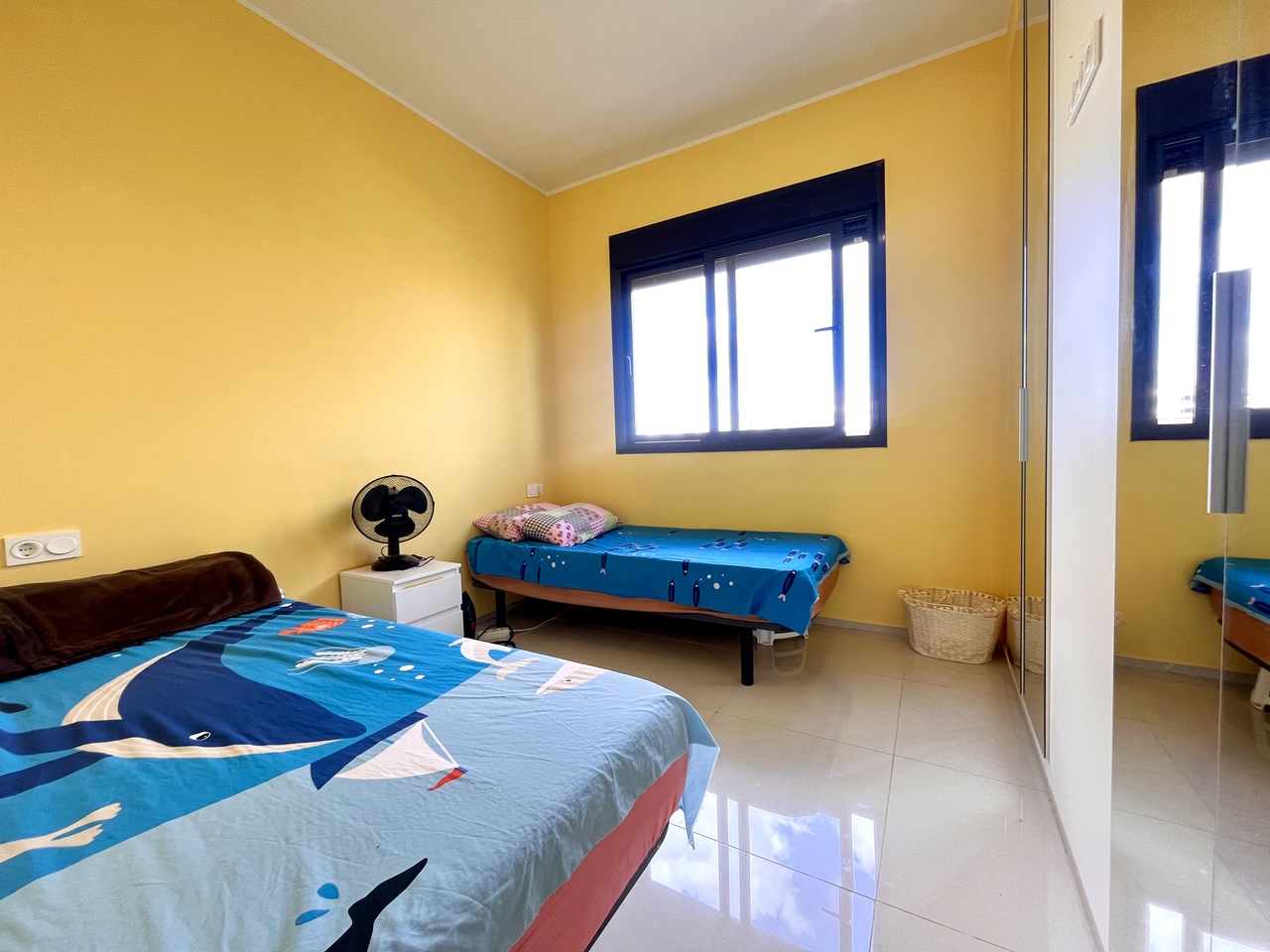 Living room in penthouse for sale in Los Dolses