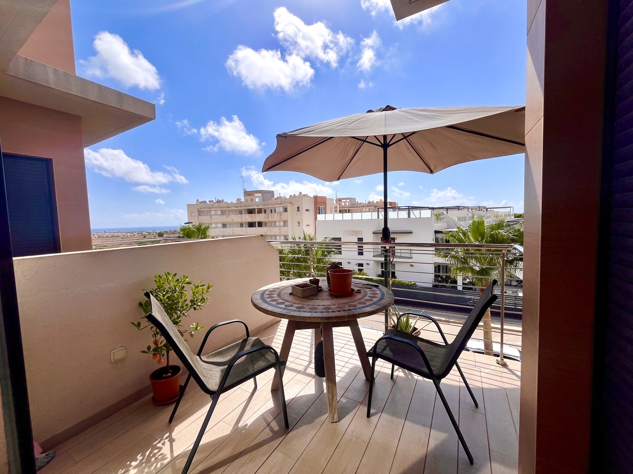 Garden in penthouse for sale in Los Dolses