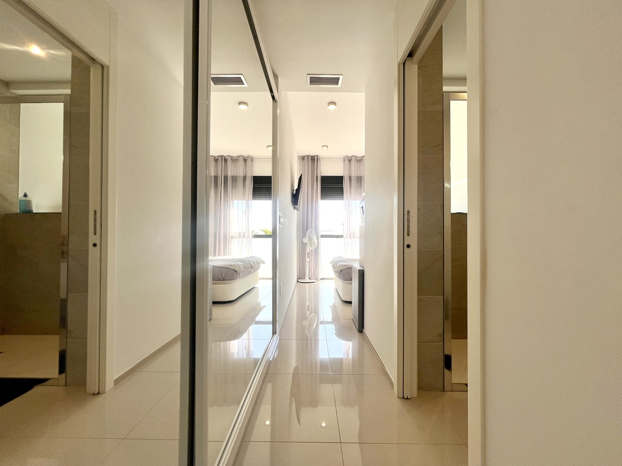 Bedroom in penthouse for sale in Los Dolses