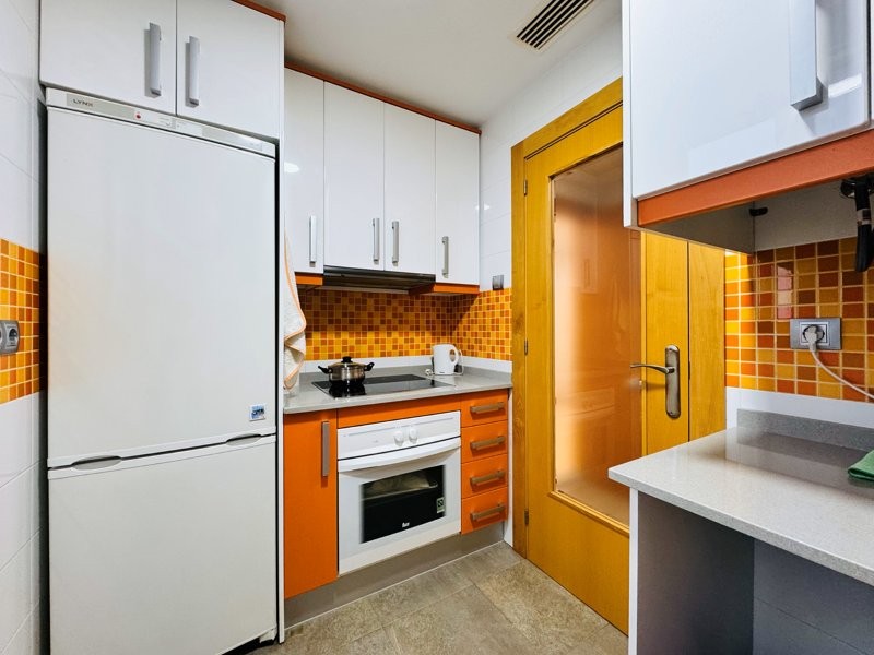 Pool area in apartment for sale in La Mata