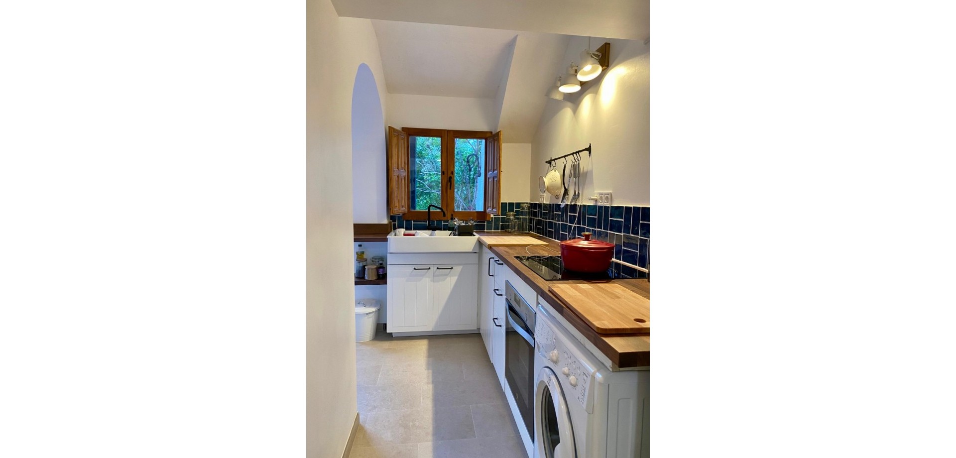 Pool area in bungalow for sale in Orihuela Costa