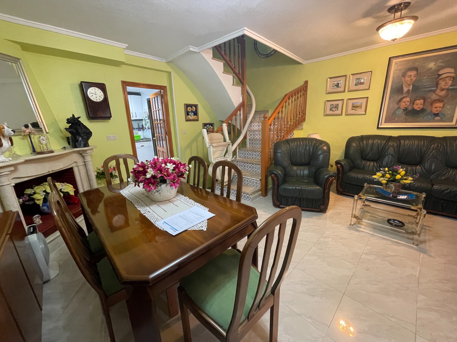 Dining area in terraced for sale in Guardamar del Segura