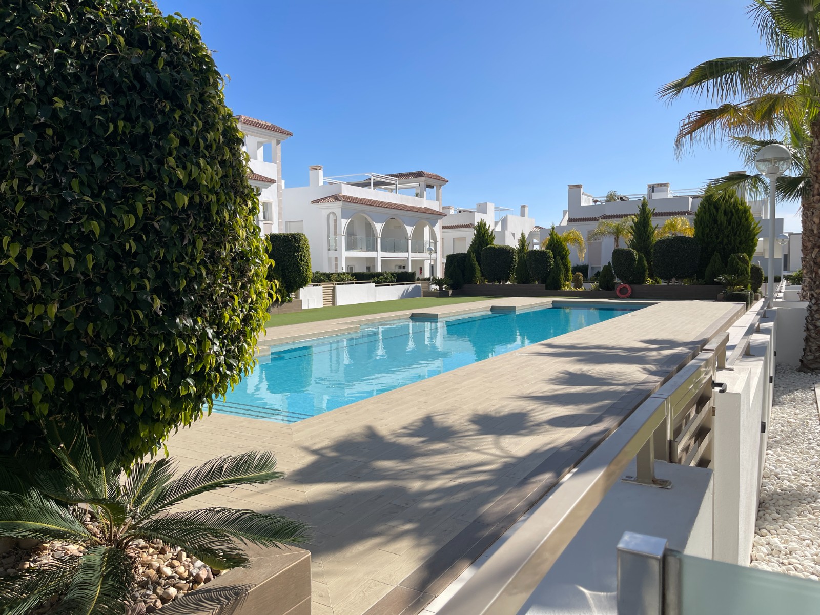 Living room in apartment for sale in Rojales