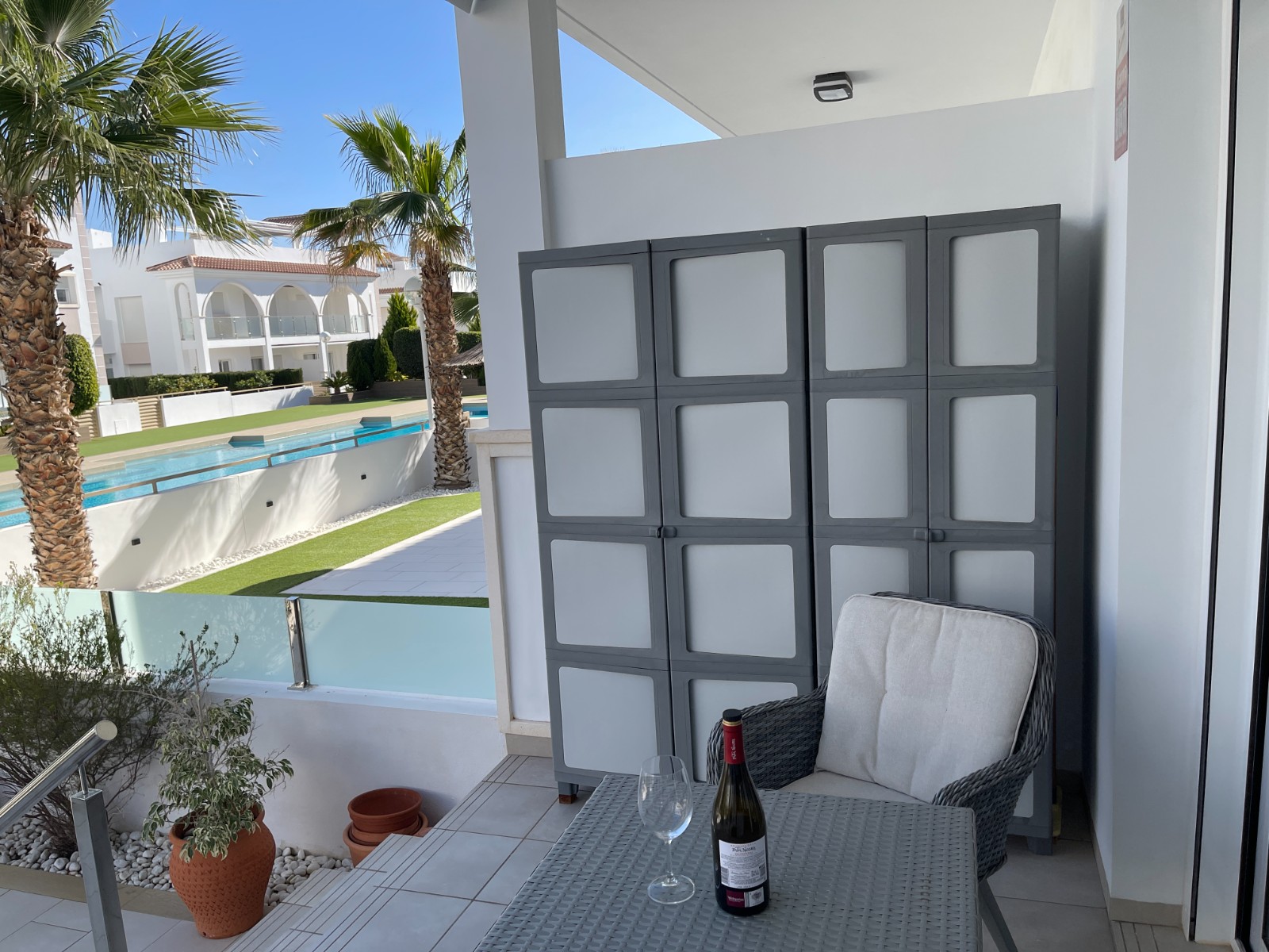 Terrace in apartment for sale in Rojales