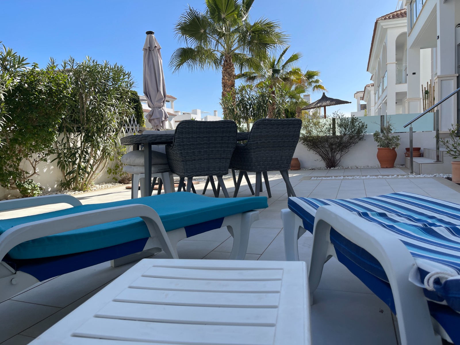 Garden in apartment for sale in Rojales