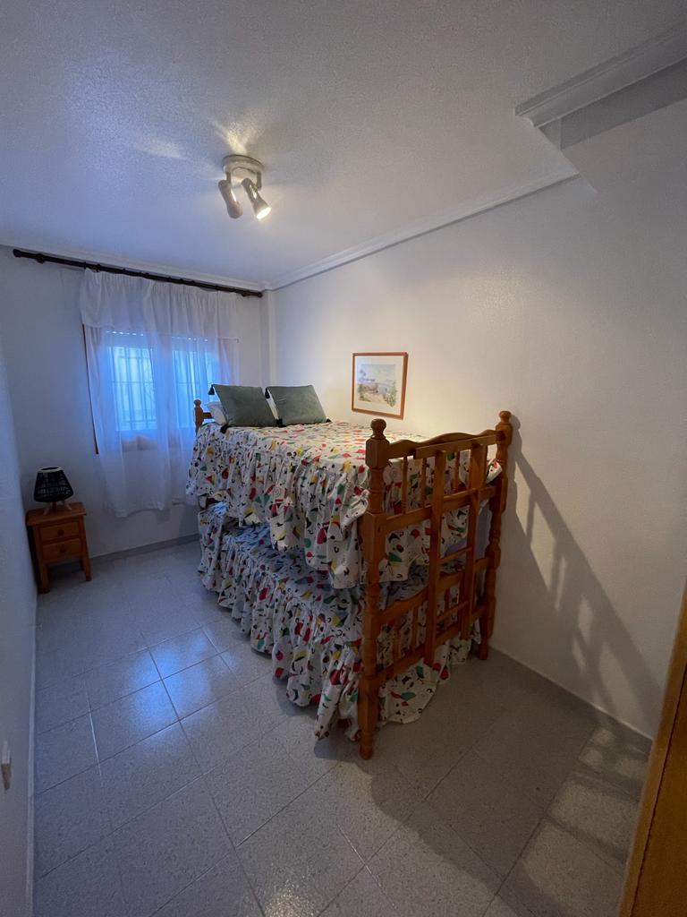 Dining area in bungalow for sale in La Mata
