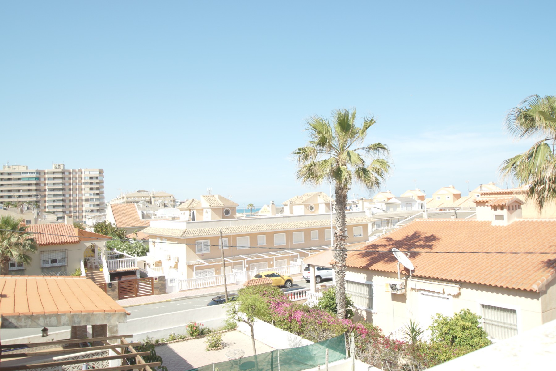 Living room in bungalow for sale in La Mata