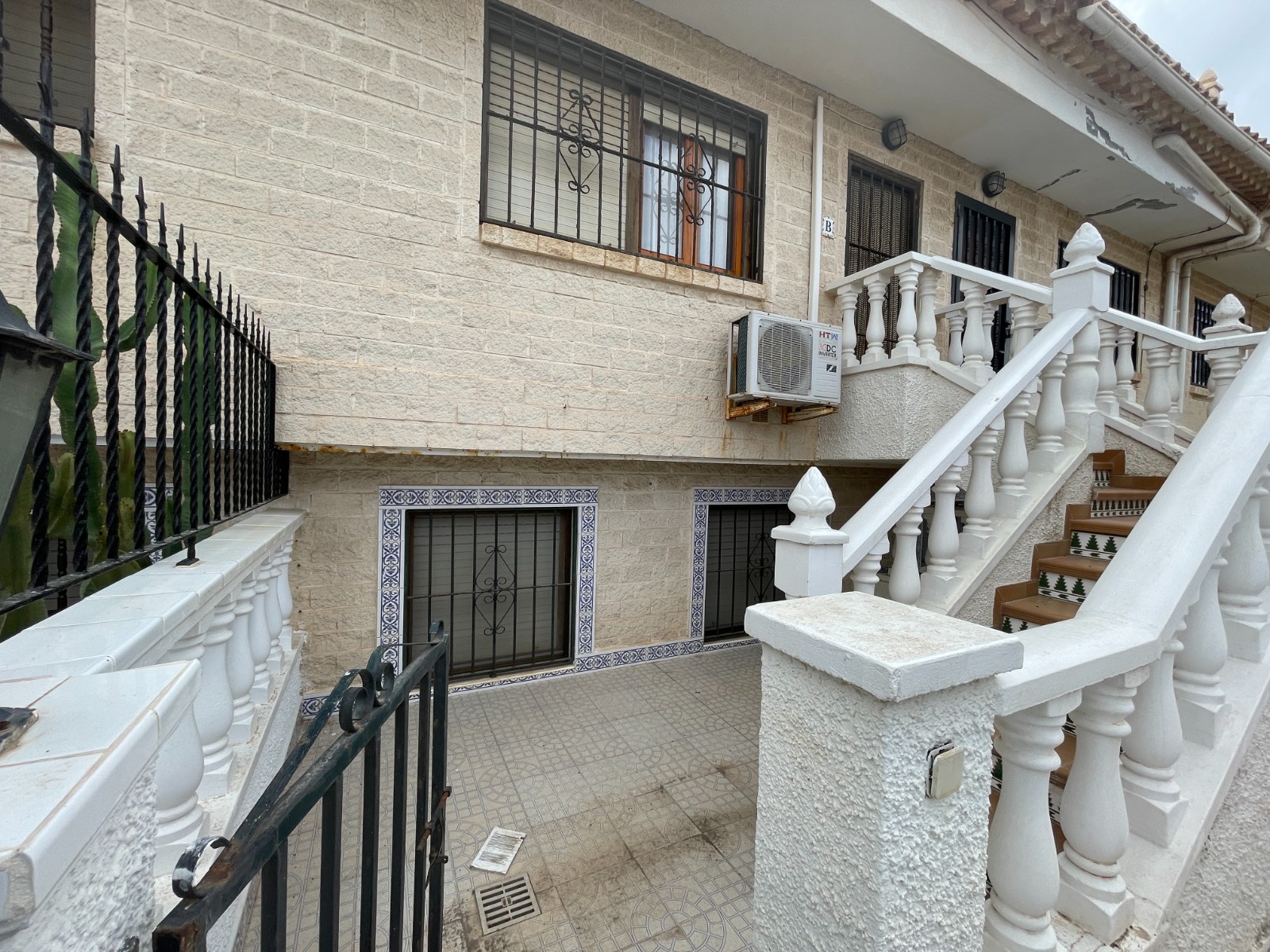 Pool area in bungalow for sale in La Mata