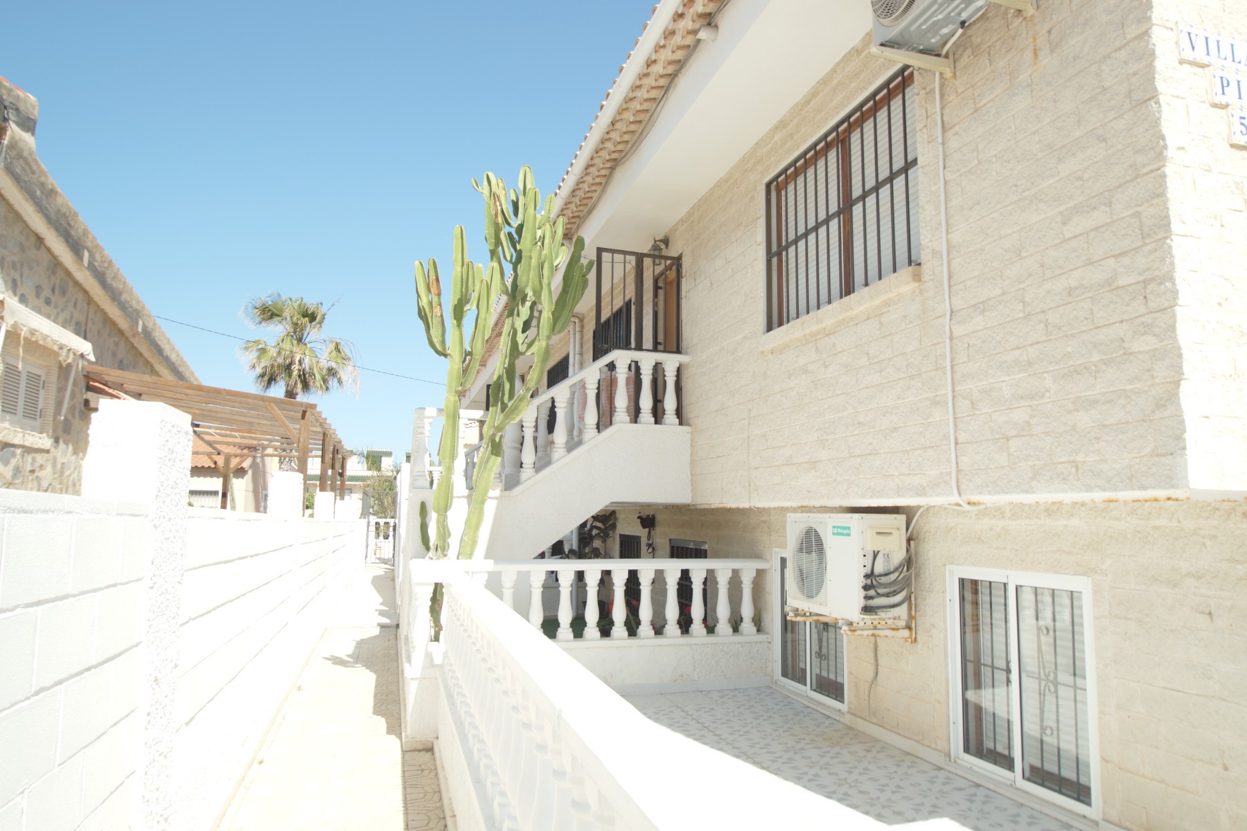 Pool area in bungalow for sale in La Mata