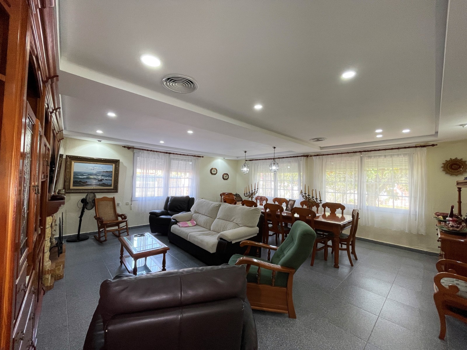 Living room in villa for sale in Orihuela Costa