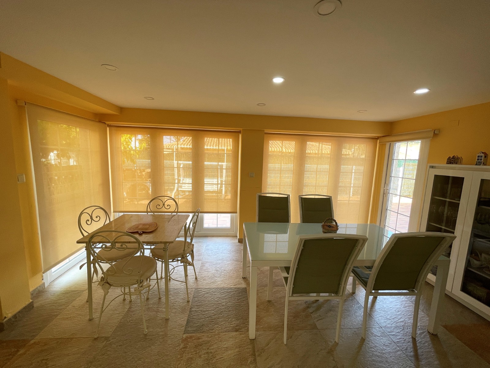 Pool area in villa for sale in Orihuela Costa
