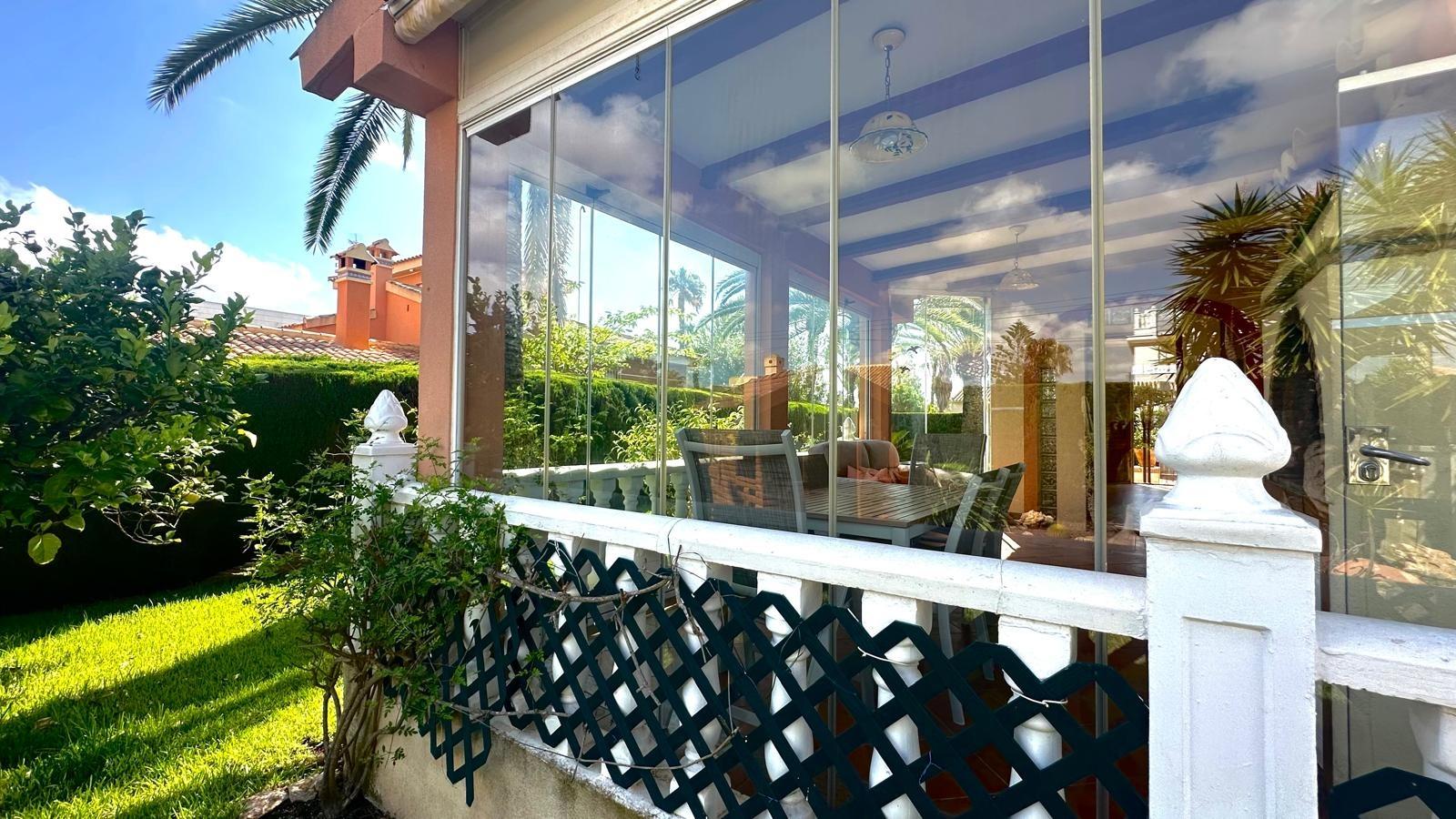 Living room in villa for sale in Cabo Roig