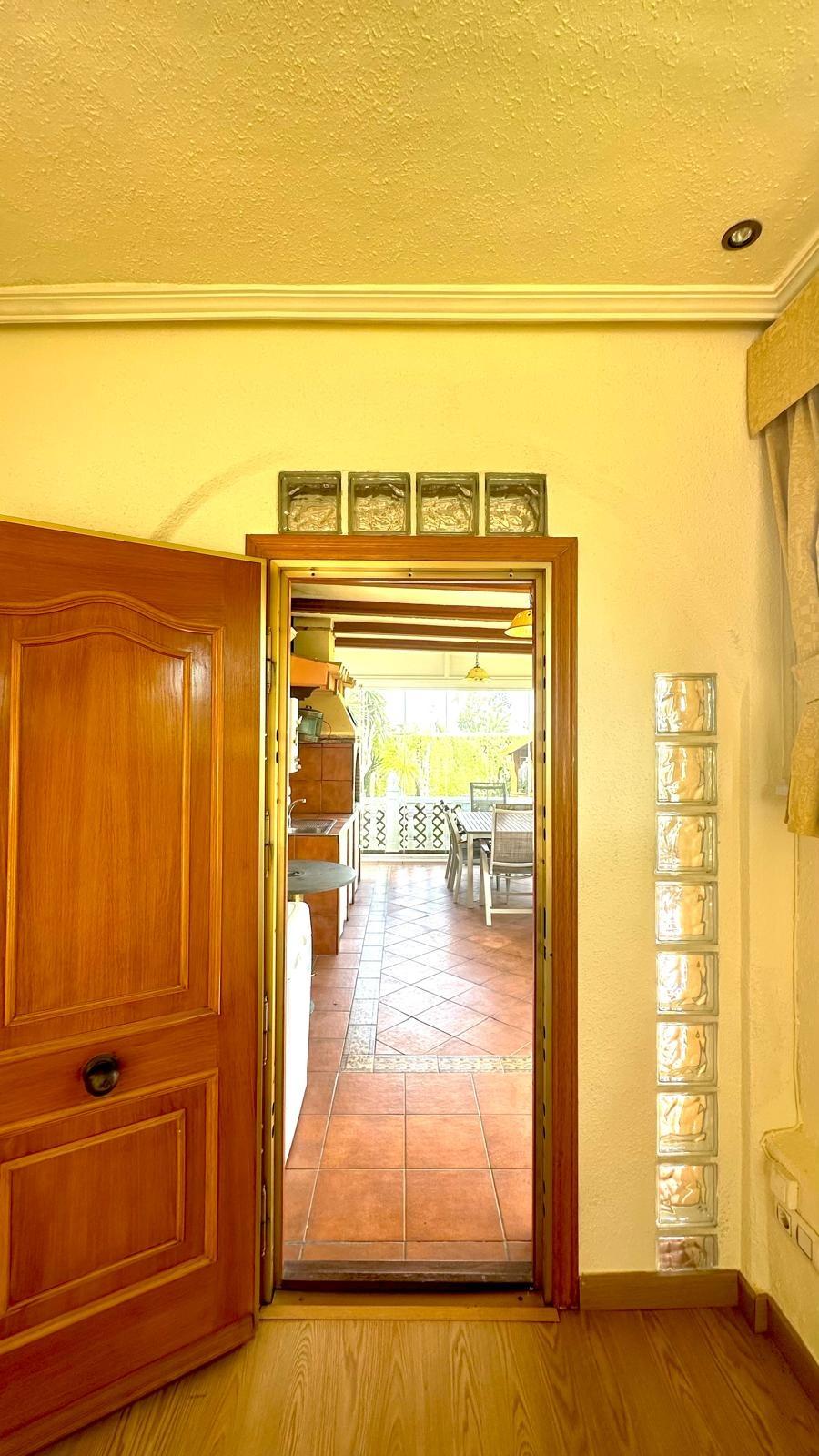 Master bedroom in villa for sale in Cabo Roig