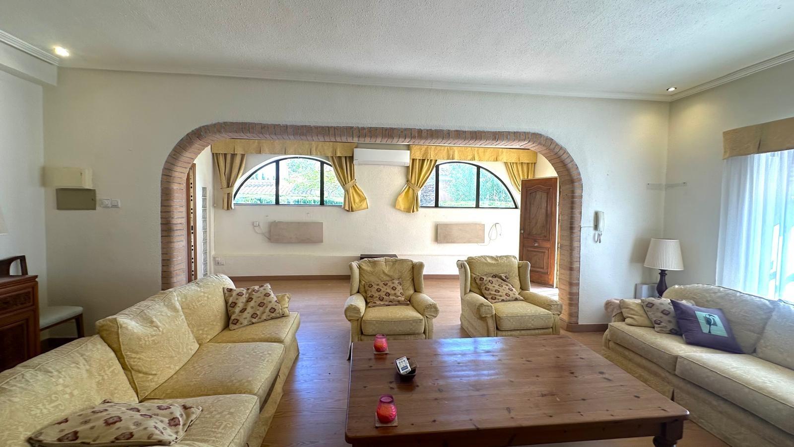 Living room in villa for sale in Cabo Roig