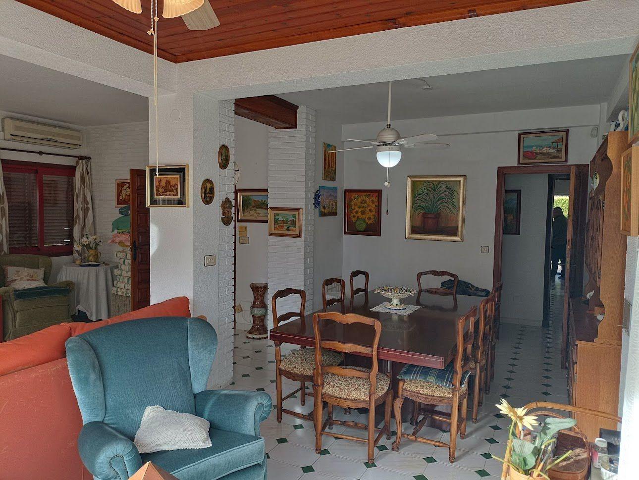 Pool area in villa for sale in Orihuela Costa