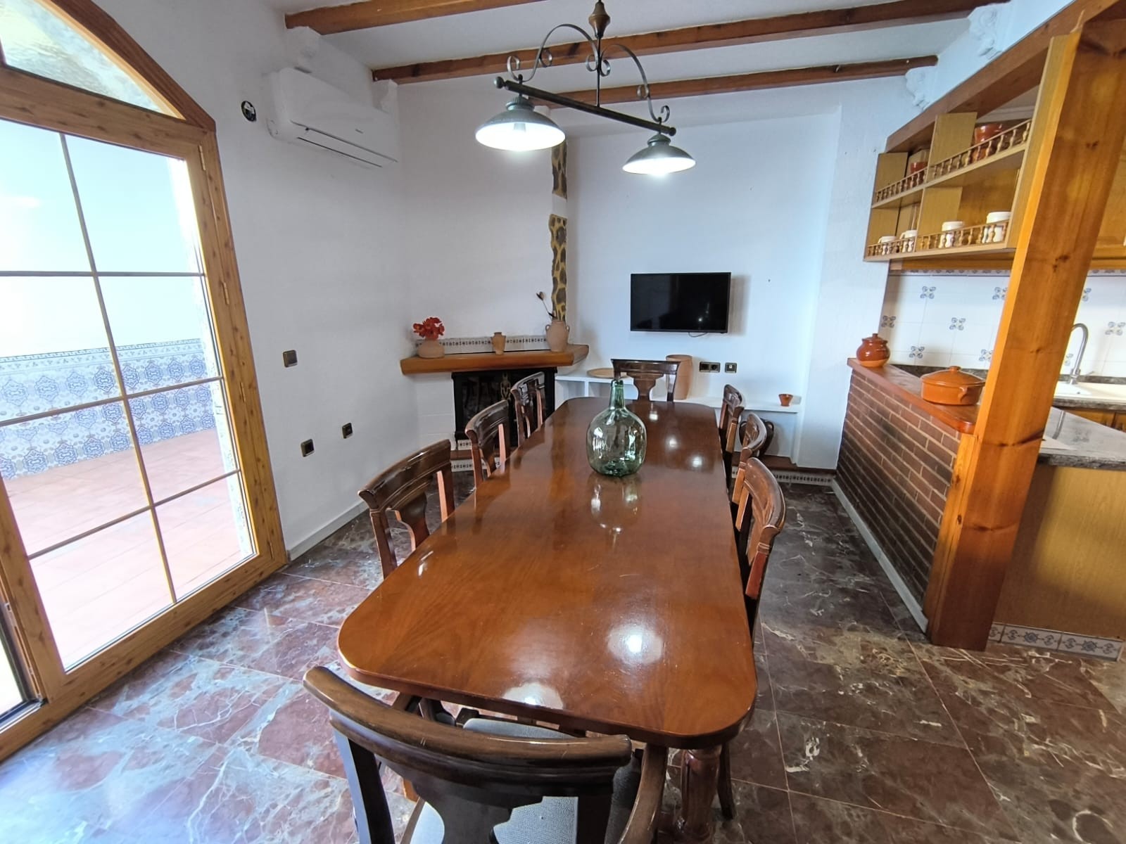Master bedroom in terraced for sale in Sax