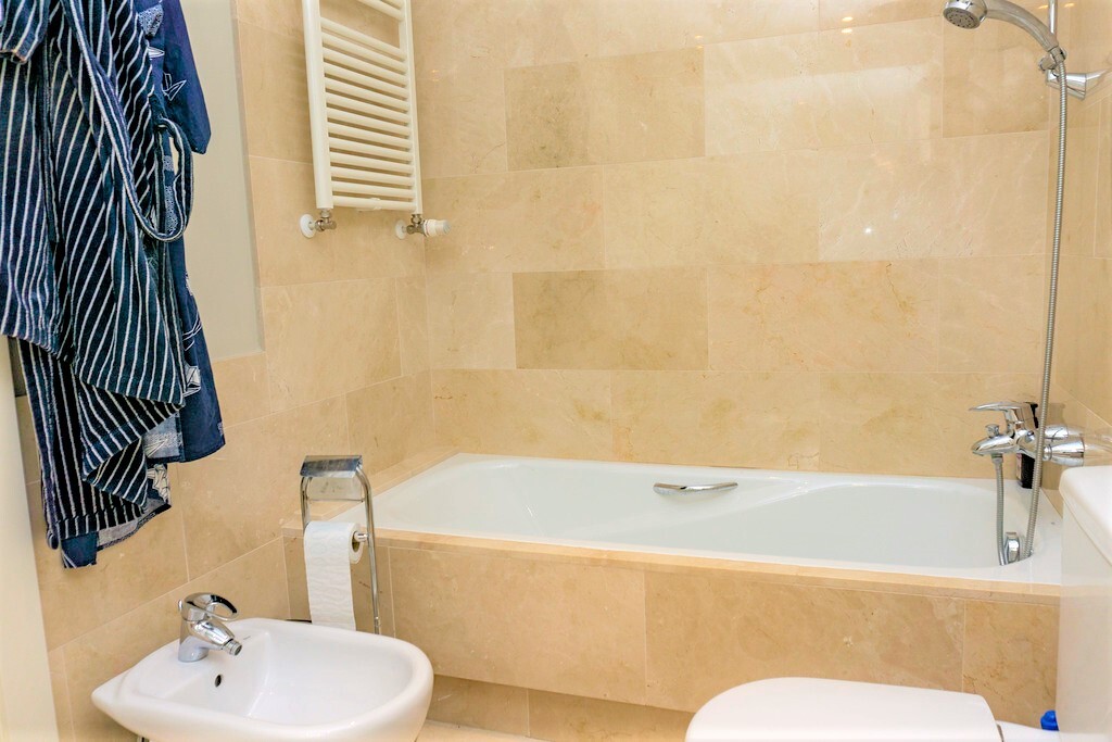 Pool area in villa for sale in Las Colinas Golf