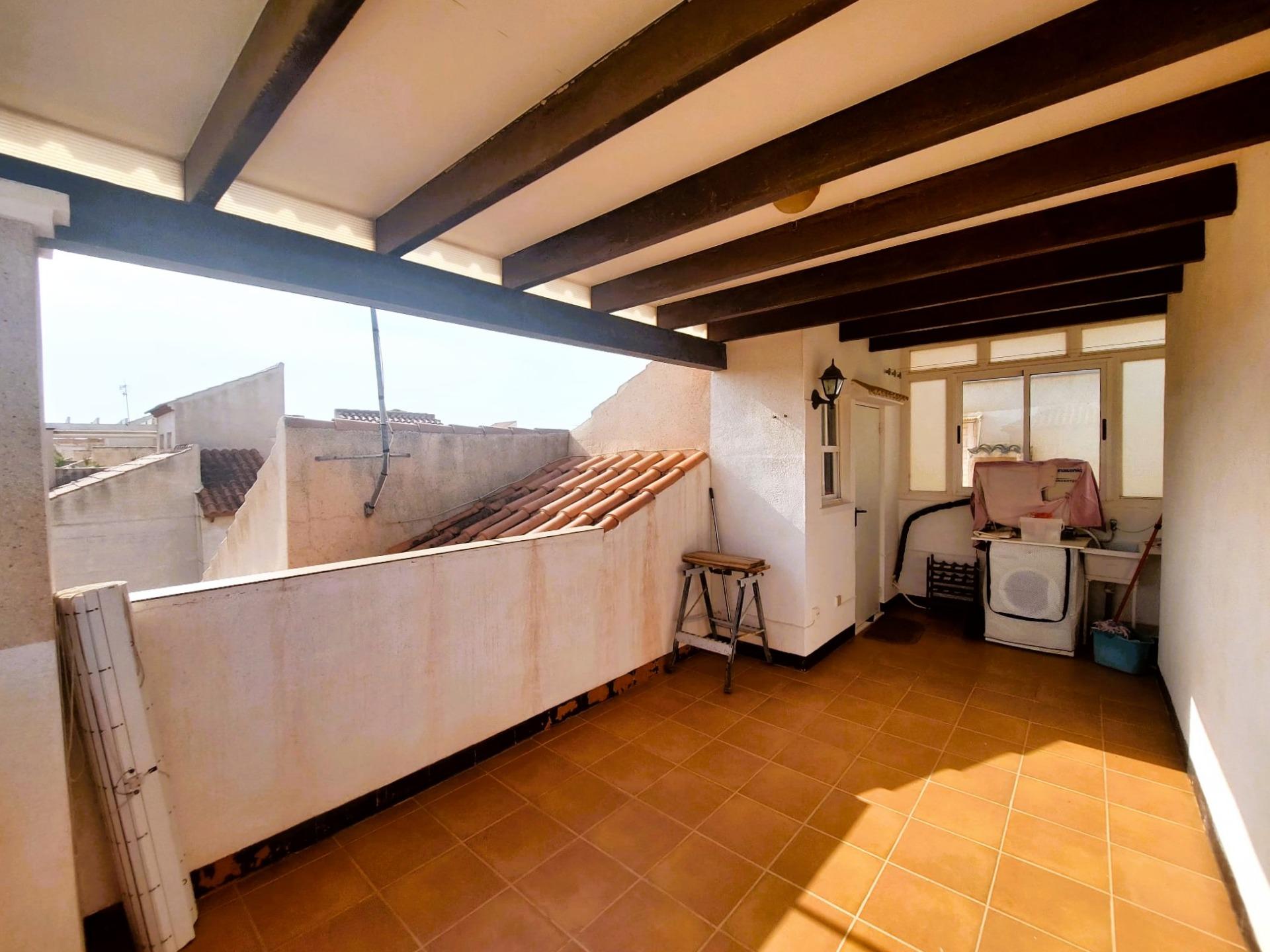 Garden in bungalow for sale in Orihuela Costa