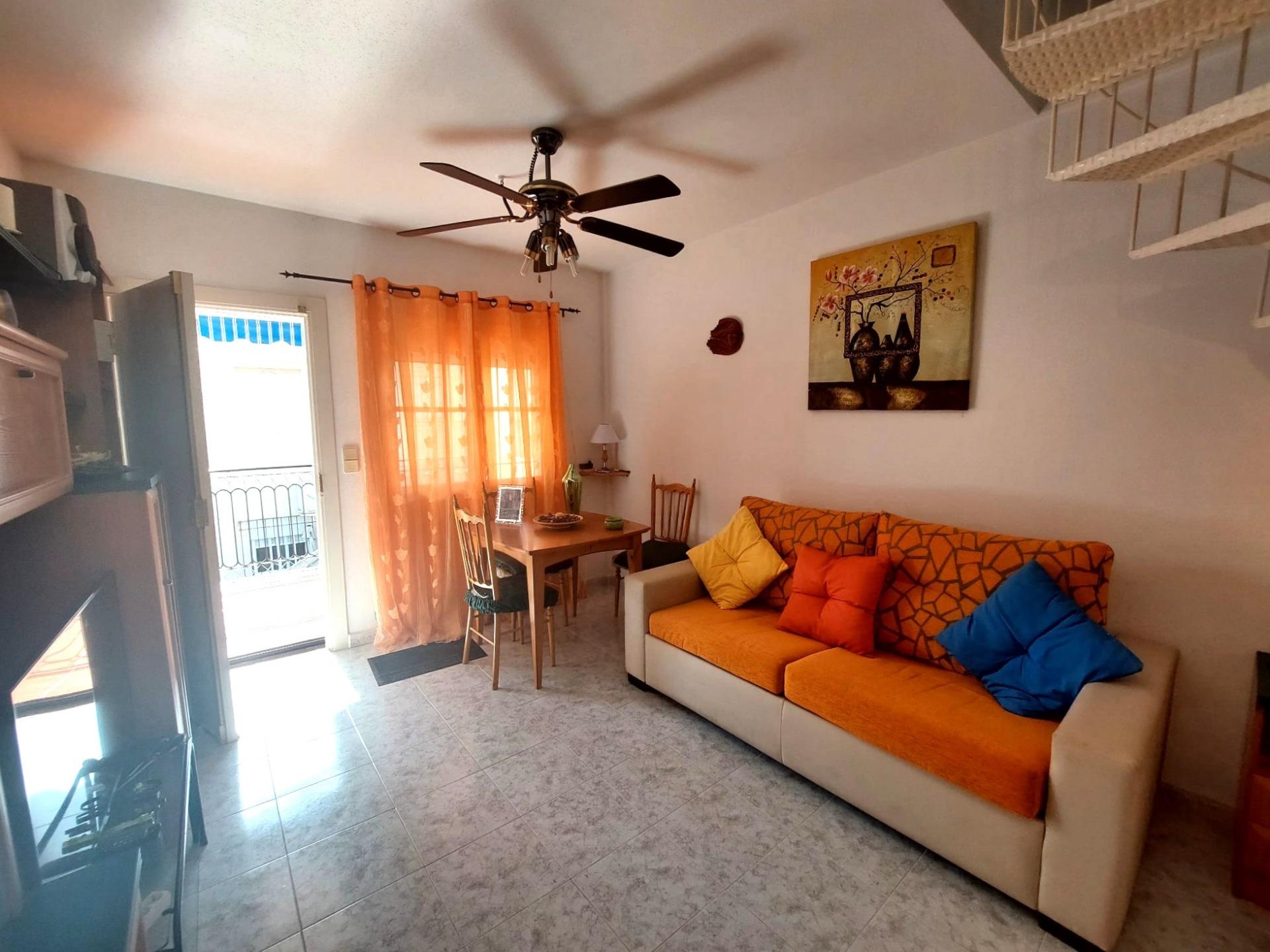 Dining area in bungalow for sale in Orihuela Costa