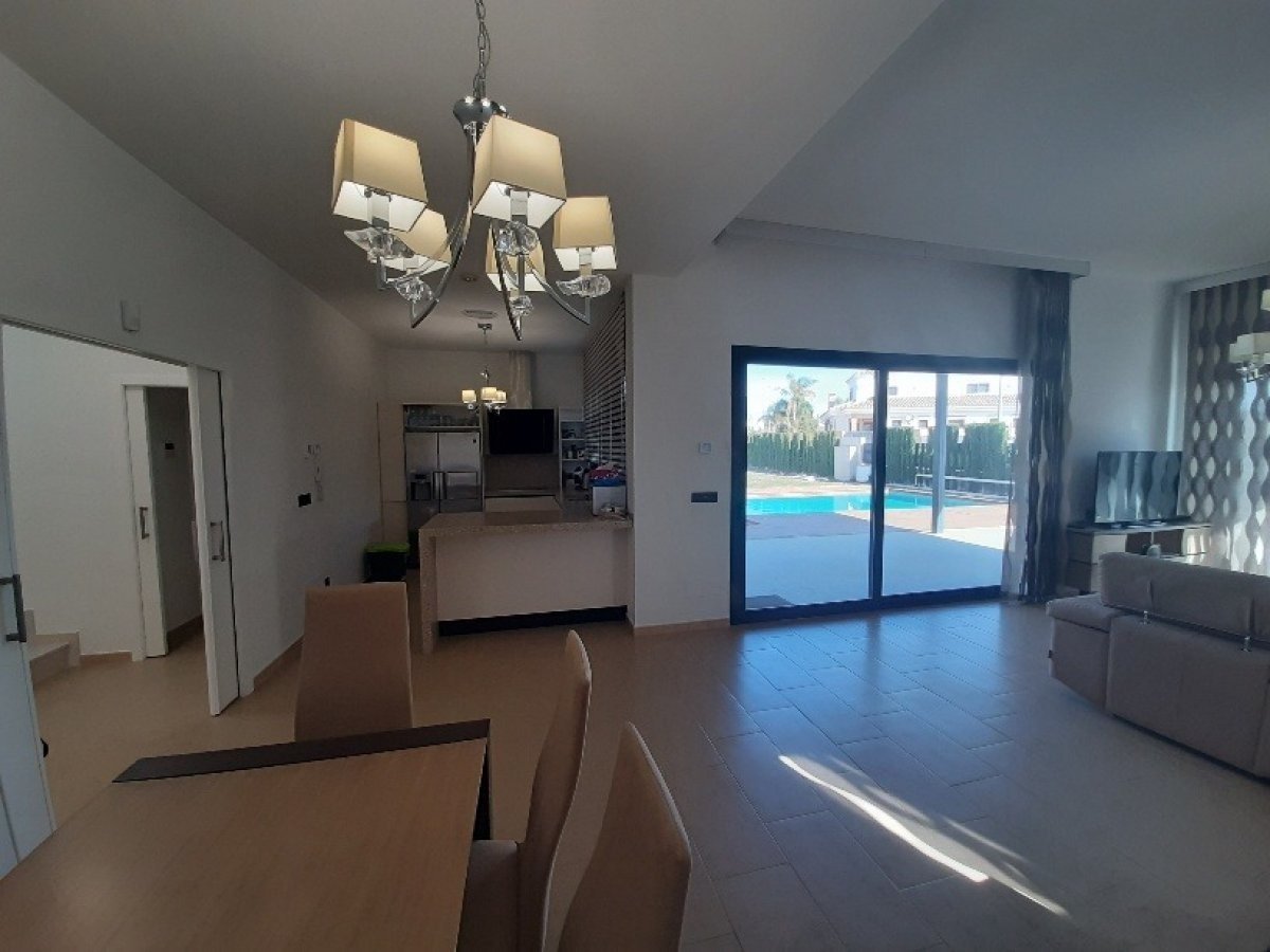 Living room in villa for sale in San Javier