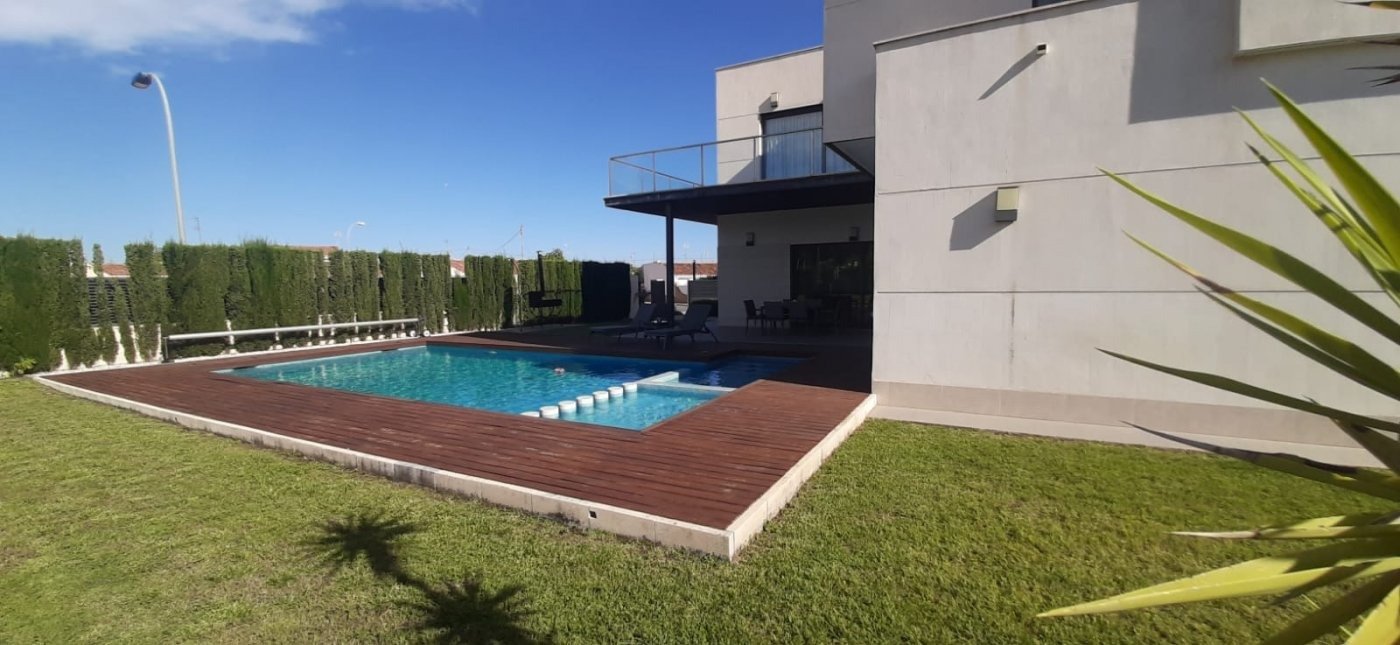 Living room in villa for sale in San Javier