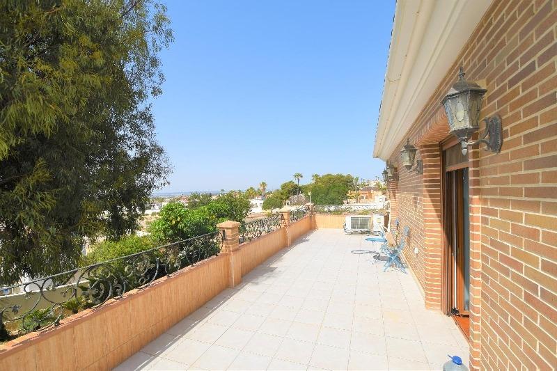 Pool area in villa for sale in Ciudad Quesada