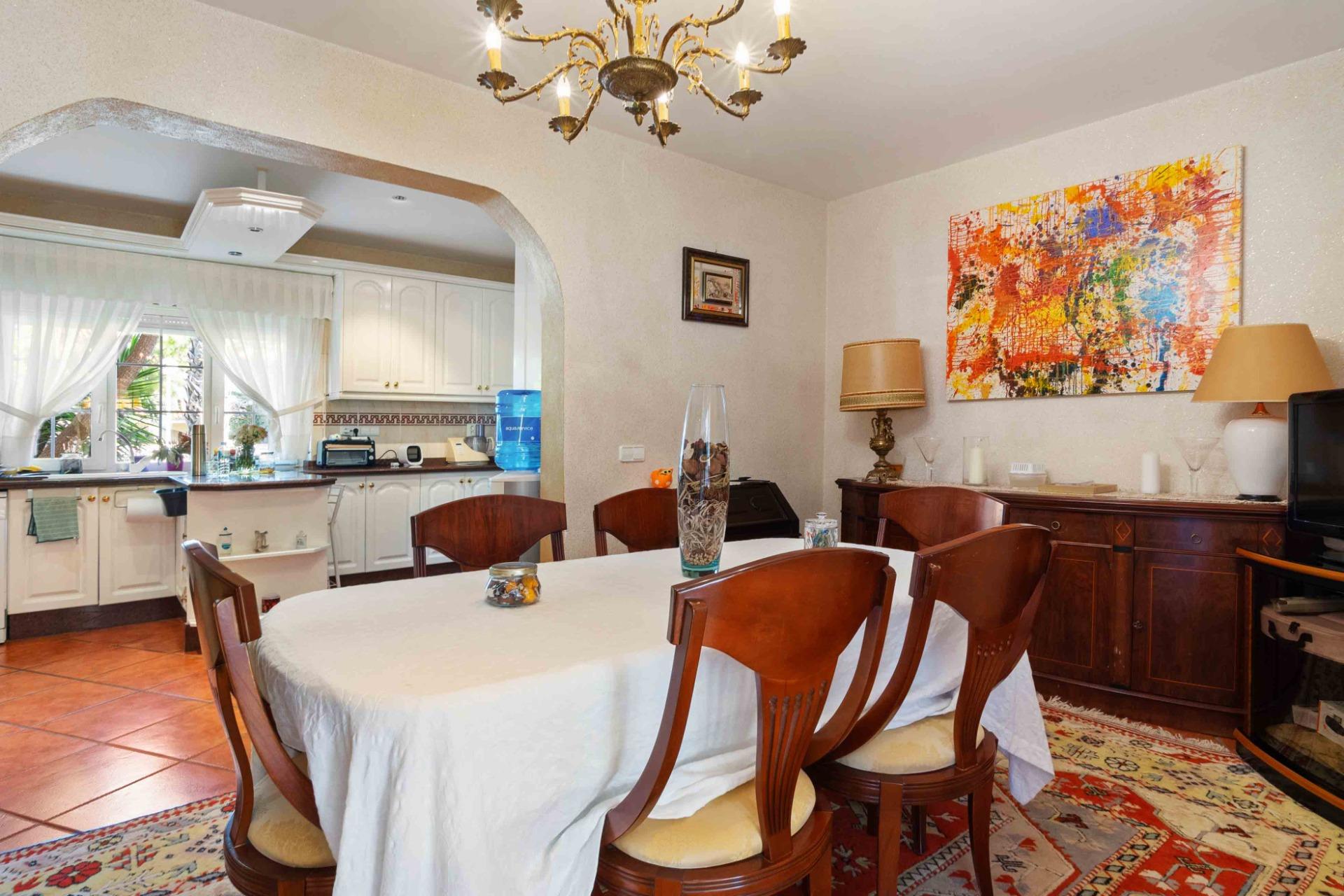 Terrace in villa for sale in Cabo Roig