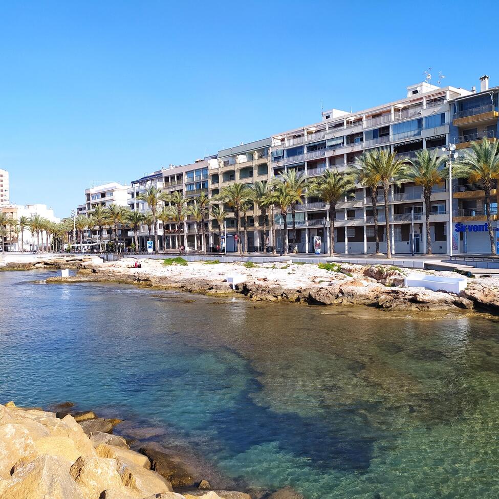 Garden in apartment for sale in Torrevieja
