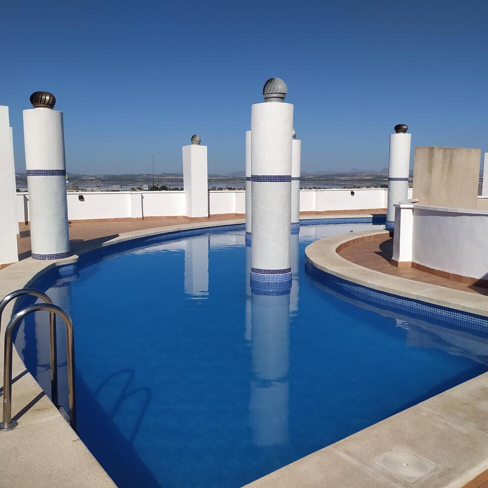 Garden in apartment for sale in Torrevieja