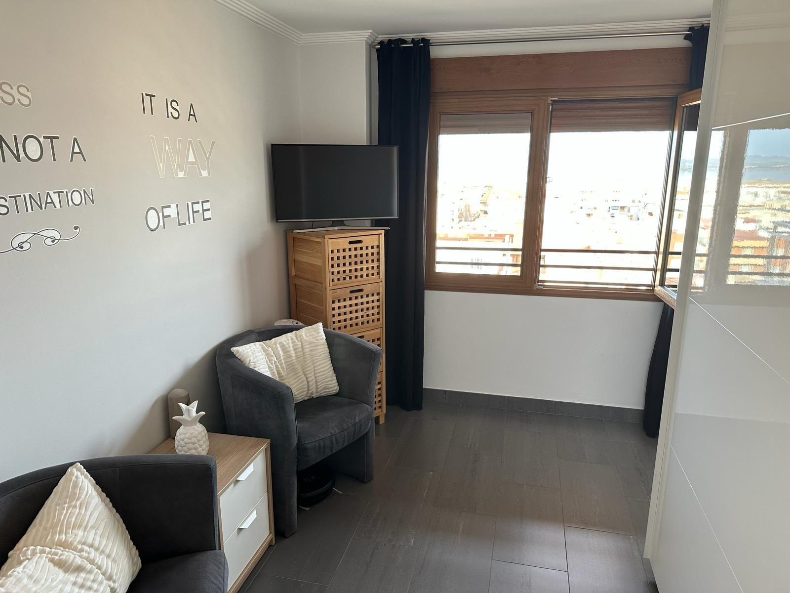 Terrace in penthouse for sale in Torrevieja
