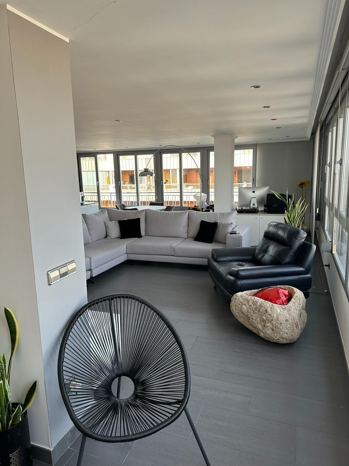 Pool area in penthouse for sale in Torrevieja