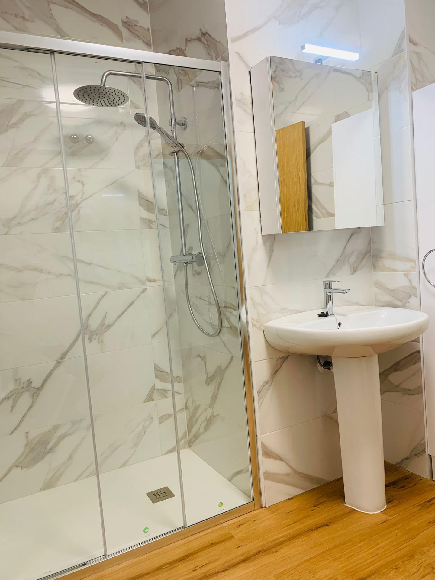 Bathroom in apartment for sale in Torrevieja