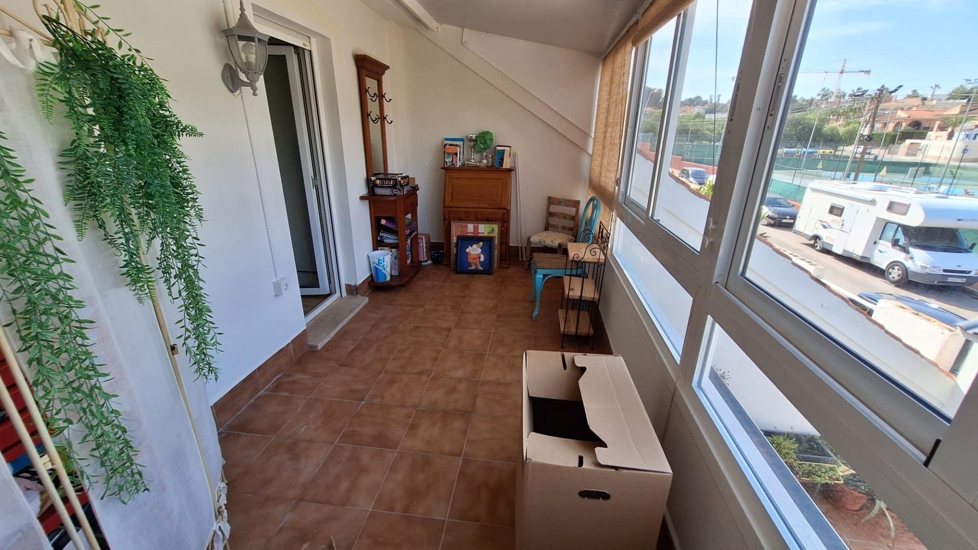 Pool area in villa for sale in Torrevieja