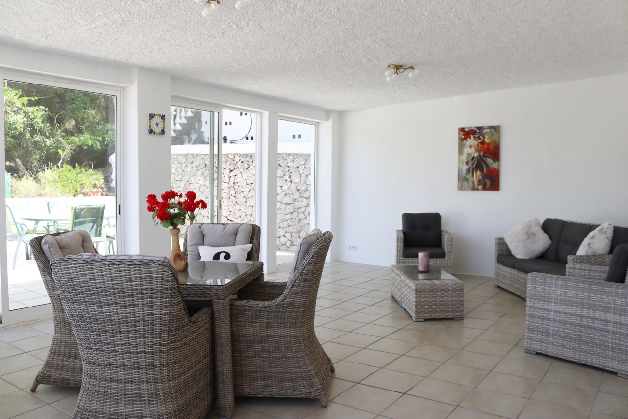 Master bedroom in villa for sale in Parcent