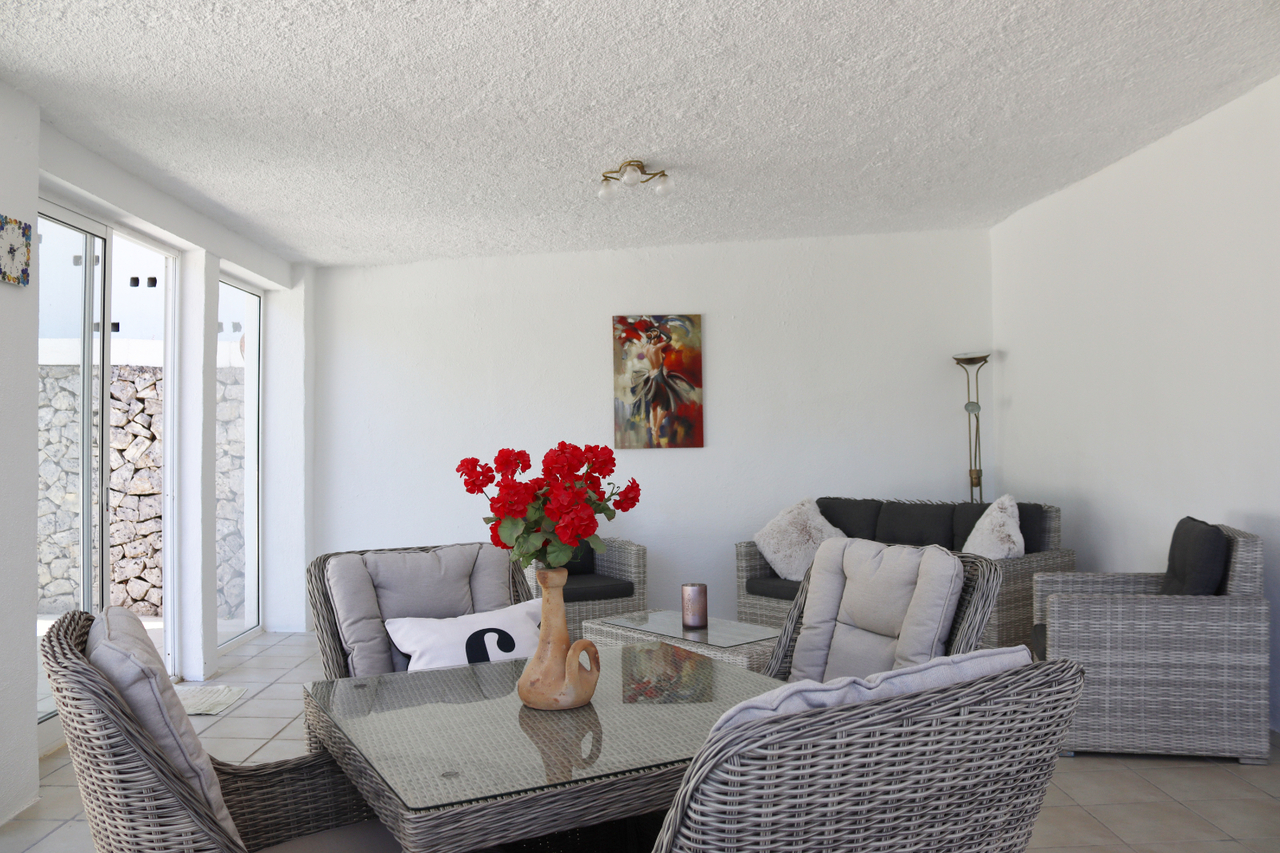 Terrace in villa for sale in Parcent