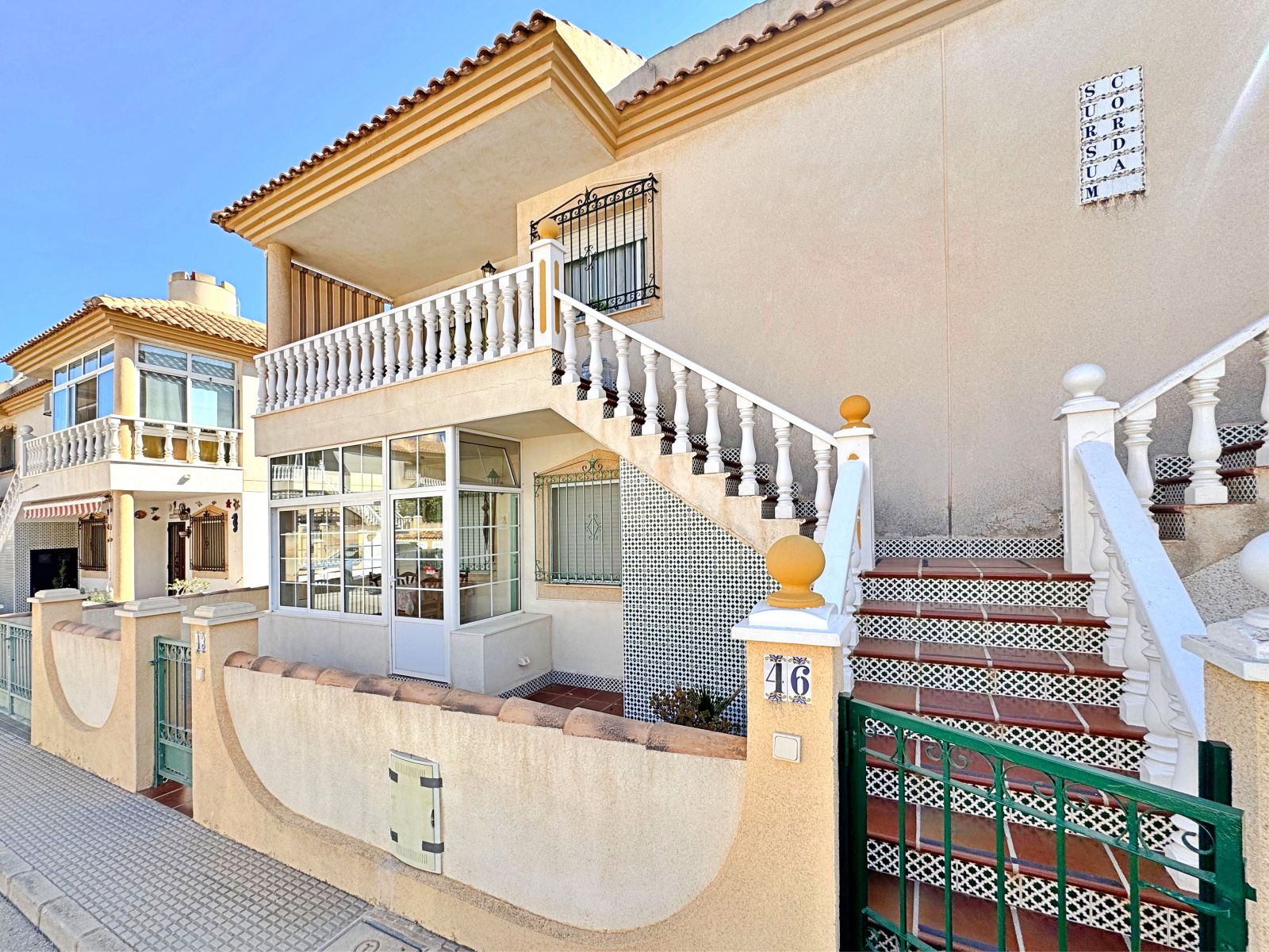 Pool area in apartment for sale in Orihuela Costa