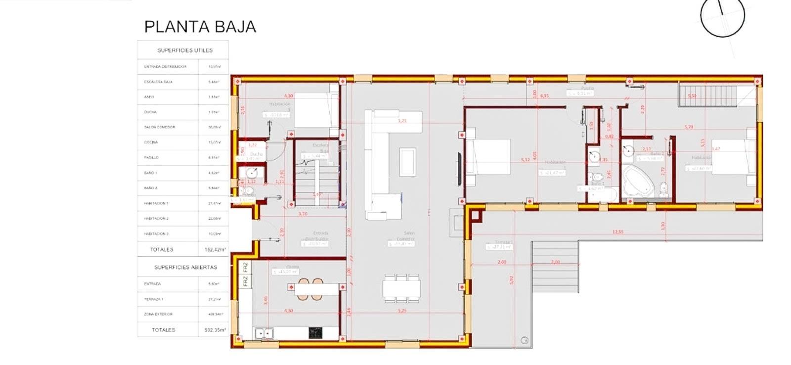Pool area in villa for sale in Torrevieja