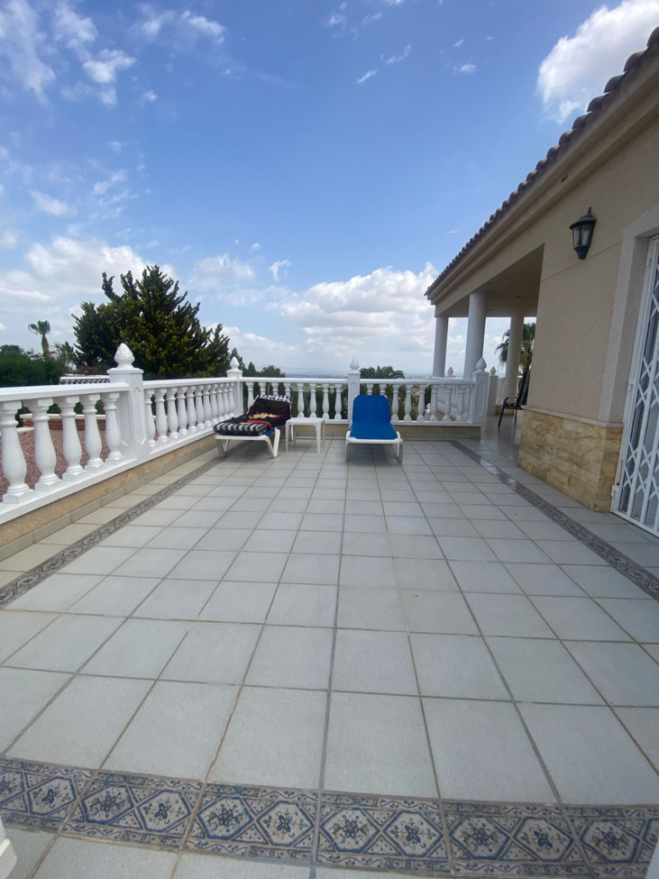 Pool area in villa for sale in Algorfa