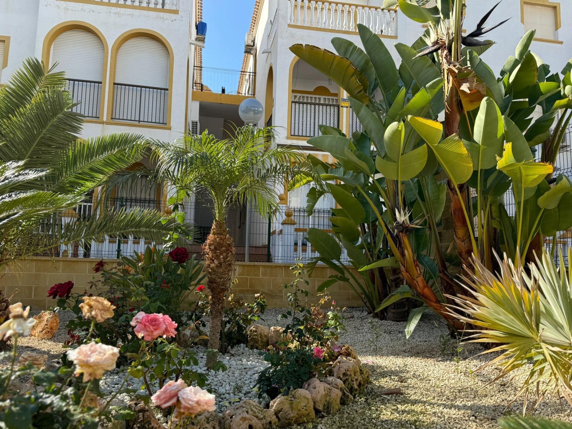 Garden in bungalow for sale in Torrevieja