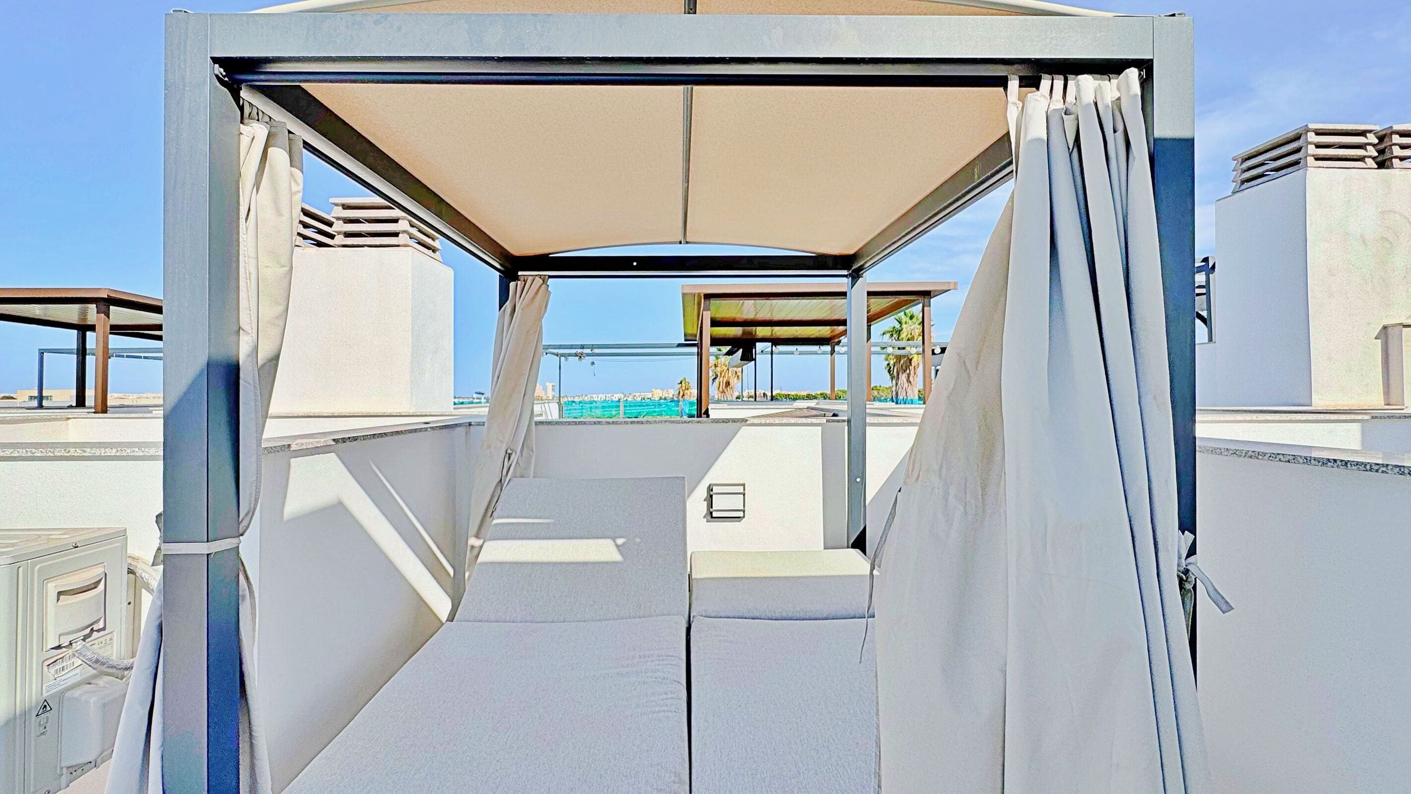 Pool area in terraced for sale in Torrevieja