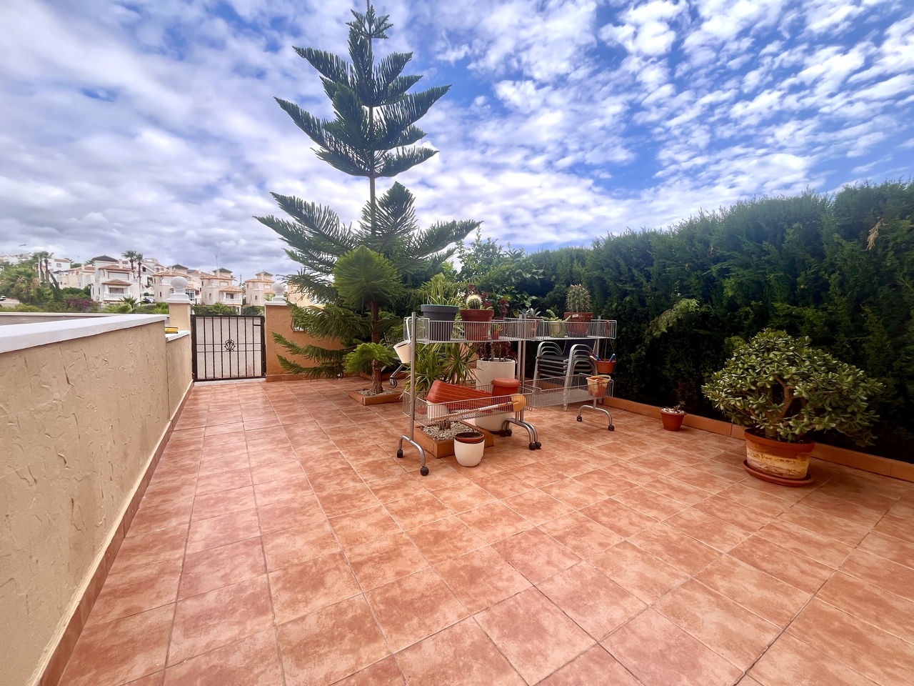 Pool area in apartment for sale in Cabo Roig