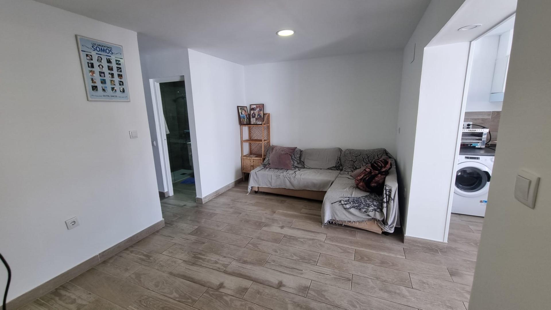 Pool area in bungalow for sale in Torrevieja