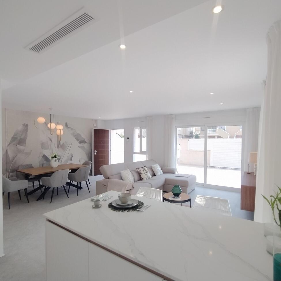 Pool area in apartment for sale in Torrevieja