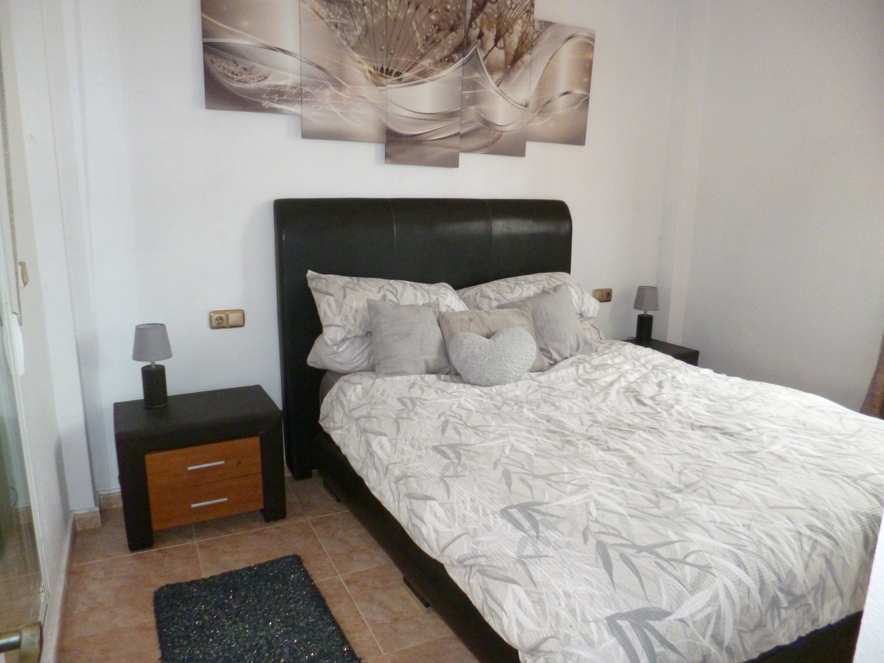 Pool area in villa for sale in Playa Flamenca
