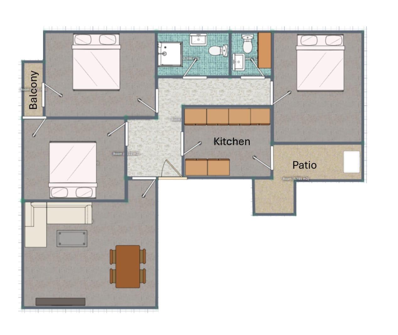 Pool area in apartment for sale in Torrevieja