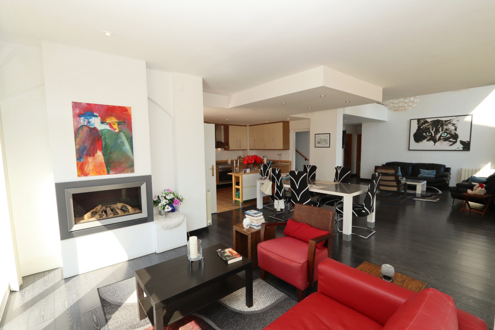 Living room in villa for sale in Altea