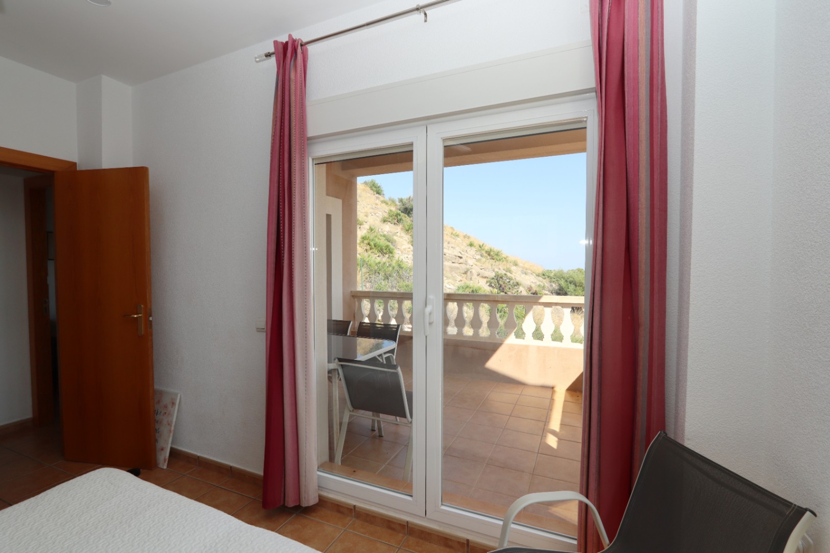 Pool area in villa for sale in Altea